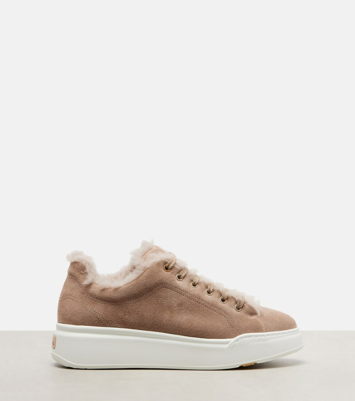 Max Mara TMaxi suede platform sneakers