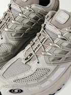 Salomon - ACS Pro Rubber-Trimmed Mesh Sneakers - Gray