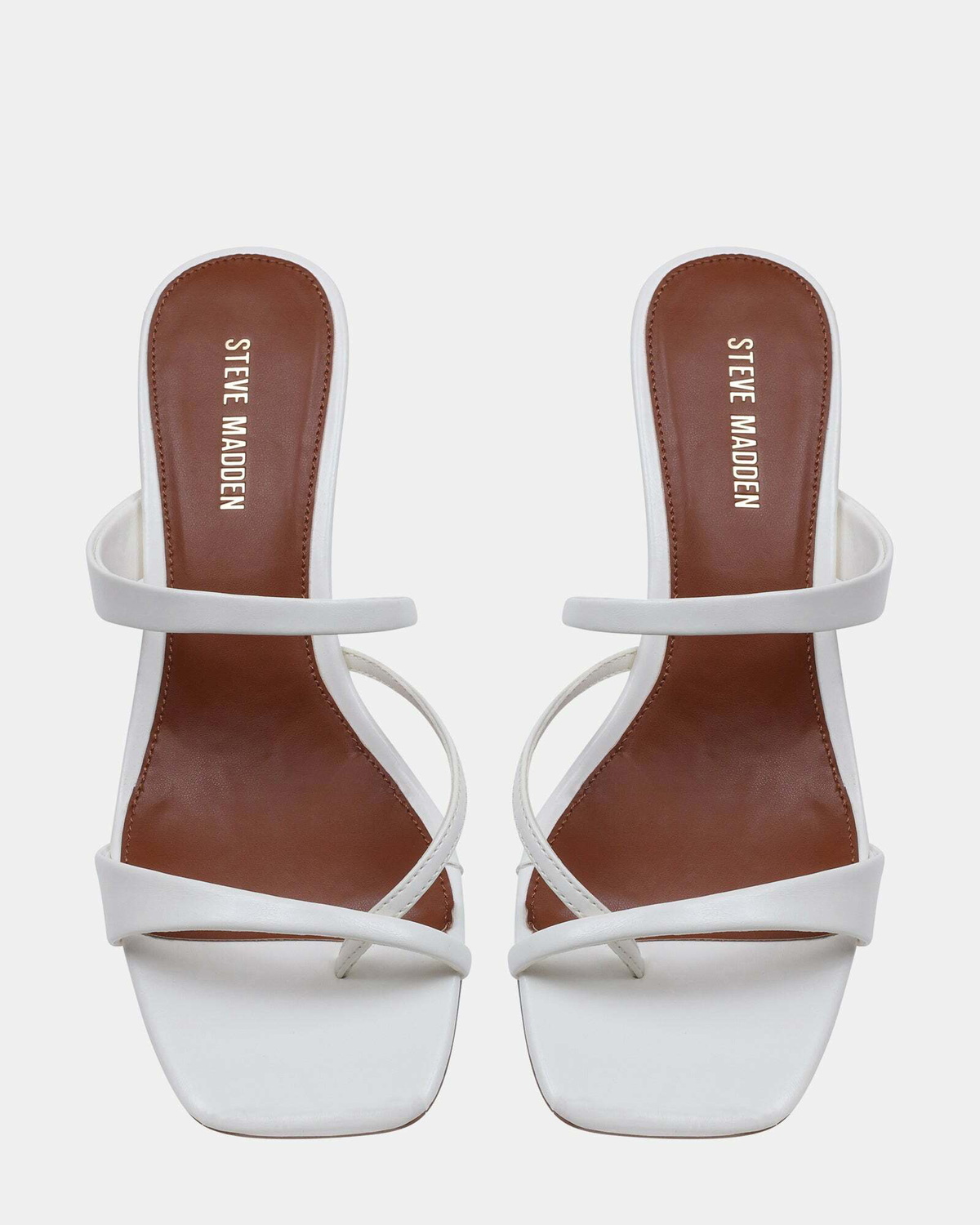 Steve Madden Ajay Heels in White