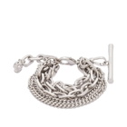 Alexander McQueen Men's Sling Bracelet in Silver 