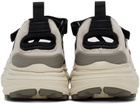 SUICOKE Black & Off-White AKK-2 Sneakers