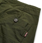 Freemans Sporting Club - Slim-Fit Cotton-Ripstop Drawstring Trousers - Men - Dark green