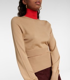 Victoria Beckham - Wool-blend turtleneck sweater