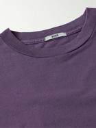 BODE - Ric Rac-Trimmed Cotton-Jersey T-Shirt - Purple