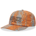 Awake NY Military Logo 6 Panel Hat in Printed Leopard