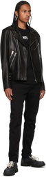 Diesel Black Leather L-Garrett Jacket
