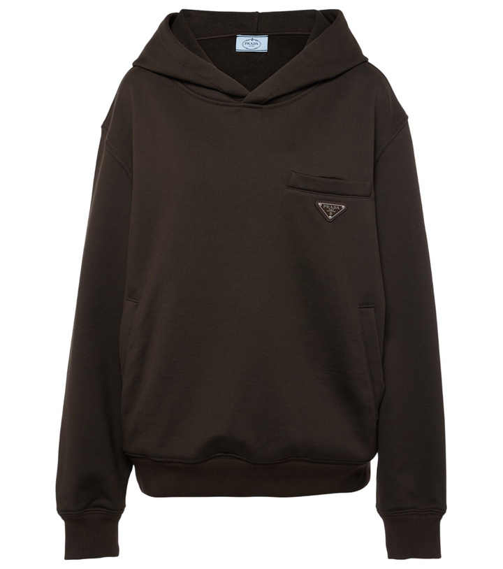 Photo: Prada Oversized cotton hoodie