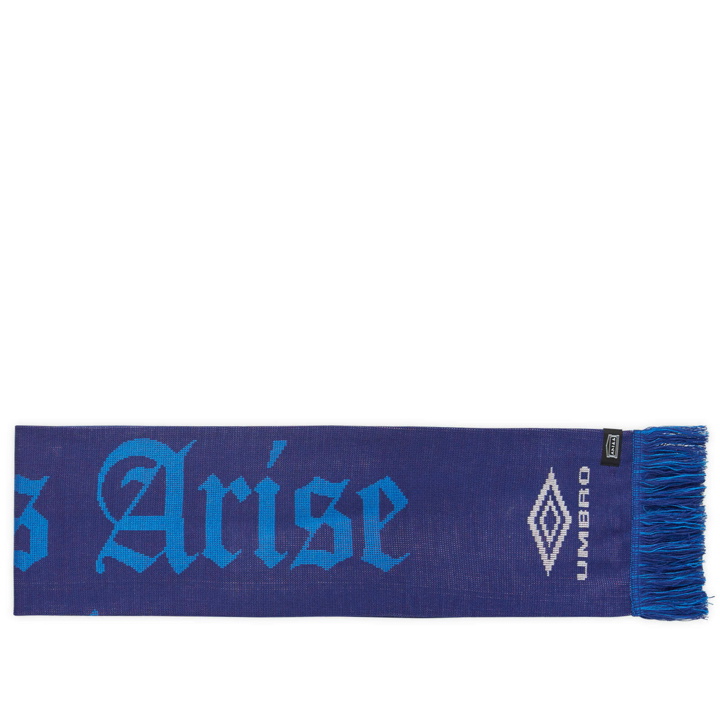 Photo: Aries Men's x Umbro Centenary Scarf in Blue 