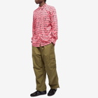 Comme des Garçons Homme Plus Men's Printed Shirt in Pink/Black