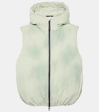 Loewe x On tie-dye technical puffer vest