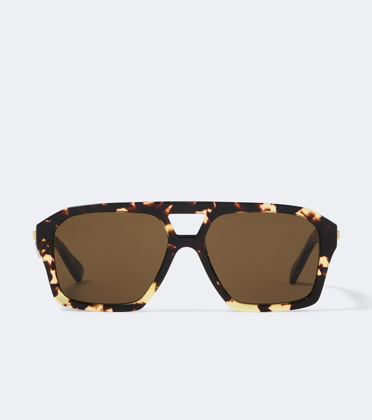 Bottega Veneta Navigator square sunglasses