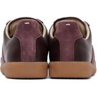 Maison Margiela Burgundy Replica Sneakers