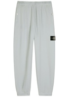 Stone Island Reflective Cotton Sweatpants Blue
