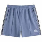 Umbro Men's Taped Track Short in Infinity