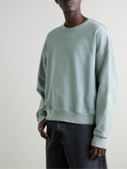 AGOLDE - Dane Cotton-Jersey Sweatshirt - Green