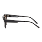 Kuboraum Black and Brown K17 BMS Sunglasses