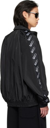 LU'U DAN Black Blacklisted LD Windbreaker Jacket