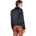 Dries Van Noten Navy Viscose Villiam Jacket