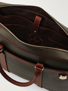 Mulberry - Heritage Leather-Trimmed Scotchgrain Briefcase