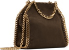 Stella McCartney Brown Falabella Faux-Suede Tiny Bag