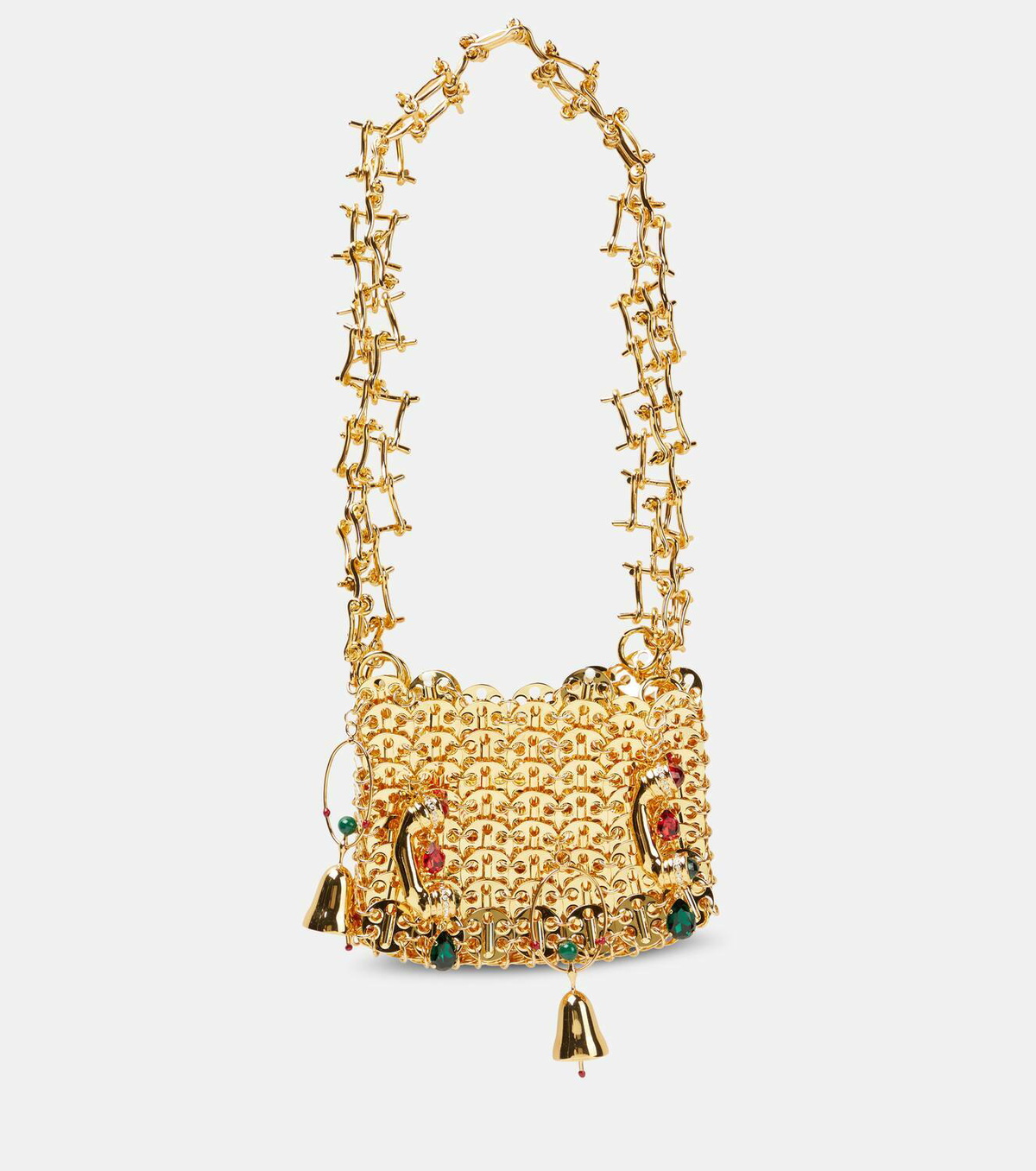 Rabanne 1969 Nano embellished shoulder bag Paco Rabanne