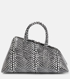 The Attico - 24H Medium snake-effect leather tote bag