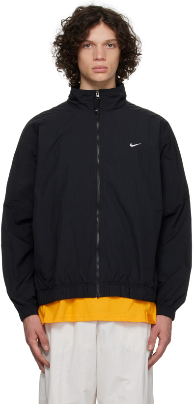 Photo: Nike Black Sportswear Solo Swoosh Jacket
