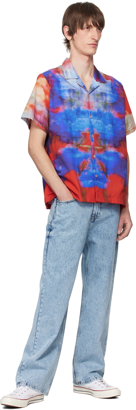 Fiorucci Multicolor Flower Blur Shirt