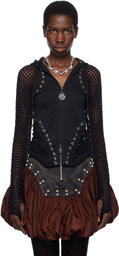 Chopova Lowena Black Tumble Hoodie