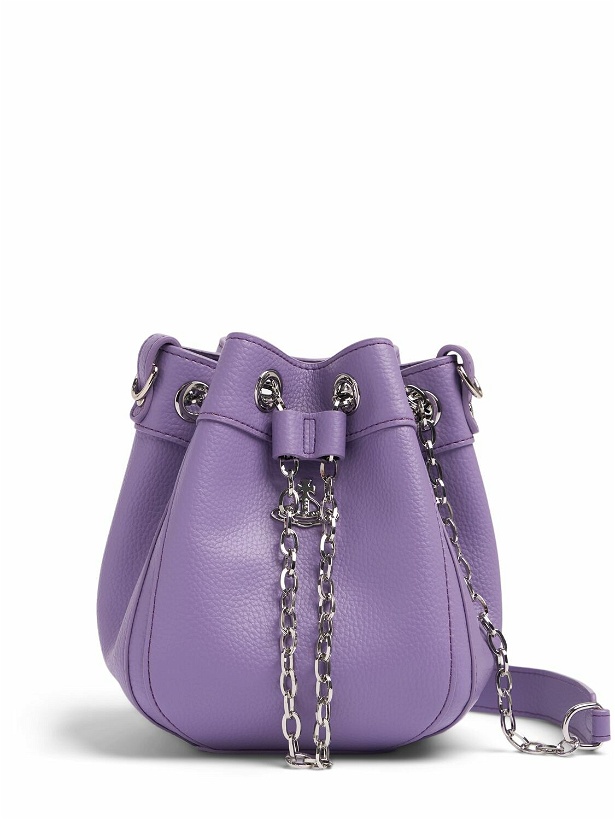 Photo: VIVIENNE WESTWOOD Small Chrissy Faux Leather Bucket Bag