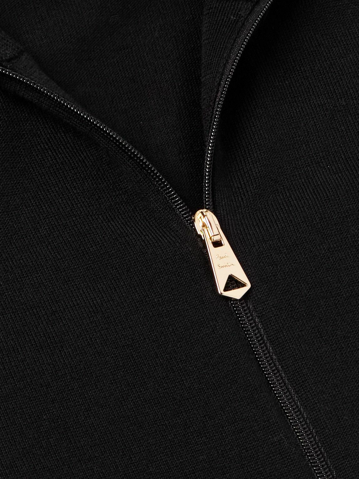 Paul Smith - Merino Wool Zip-Up Cardigan - Black