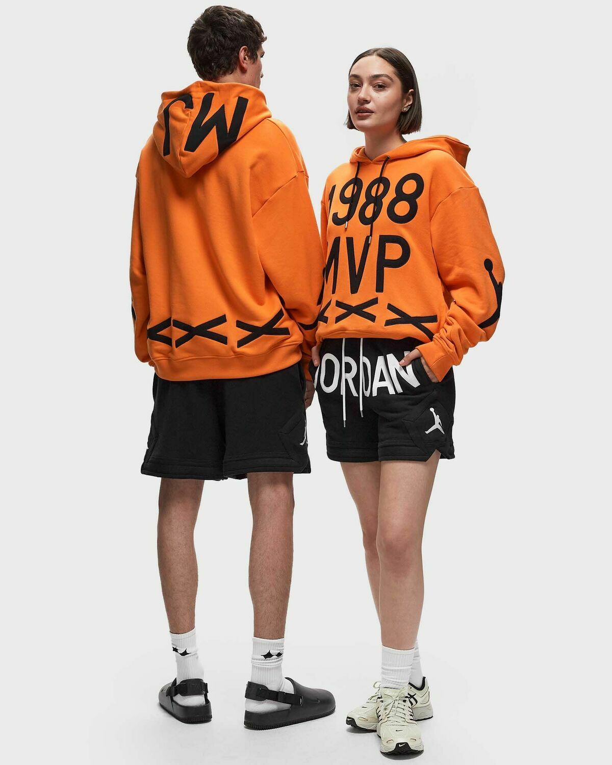 Jordan X Nina Chanel Abney Hoodie Orange Hoodies JordanLuca