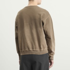 Karma8a Men's Washed Crewneck Sweatshirt in Brown