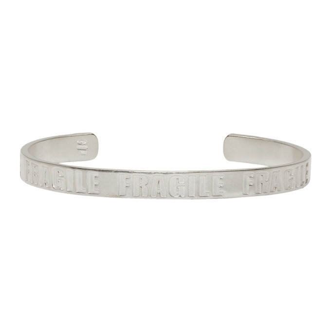 Photo: Maison Margiela Silver Fragile Bracelet