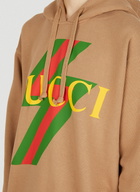 Gucci Logo Print Hooded Sweatshirt