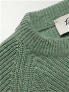 Valstar - Slim-Fit Ribbed Cashmere Sweater - Green