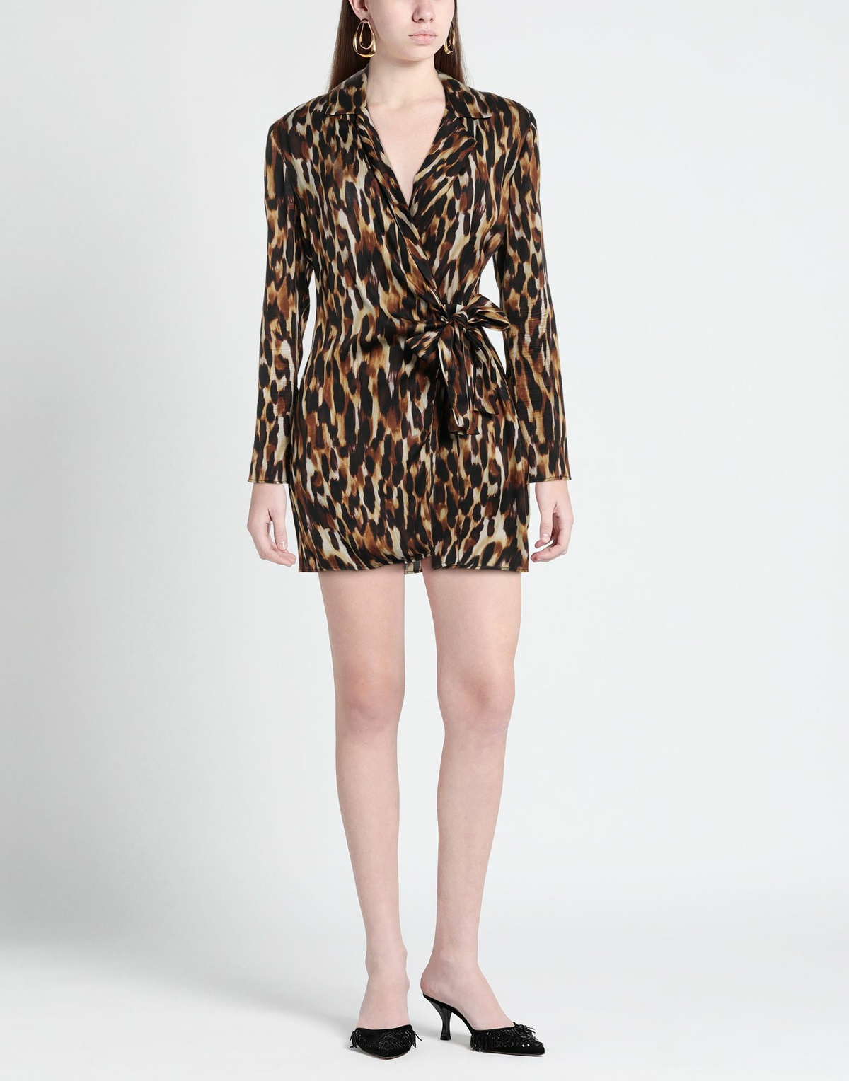 Jucca Womens Mini dress Dark in Brown