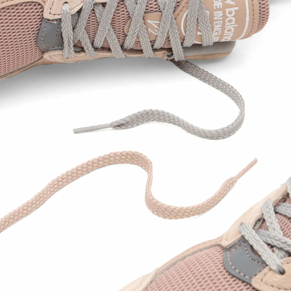 New Balance 991v2 Sneaker in Mahogany Rose/Silver