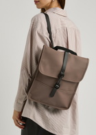 Rains Micro Rubberised Backpack - Chocolate - One Size