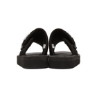 Suicoke Black Mura-VS Sandals