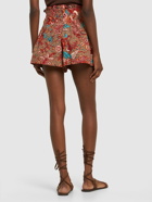 ULLA JOHNSON - Rylan Printed Cotton Shorts