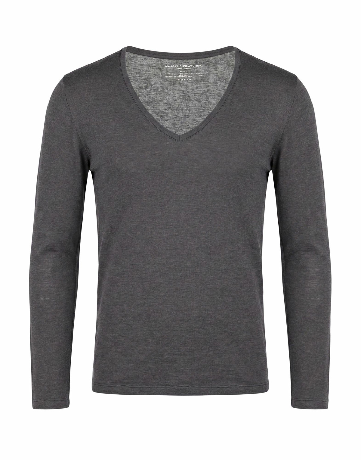 Majestic Filatures Womens T-shirt Charcoal