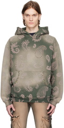 Alchemist Green Paisley Hoodie