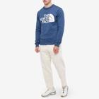 The North Face Men's Standard M Crew Sweat in Shady Blue