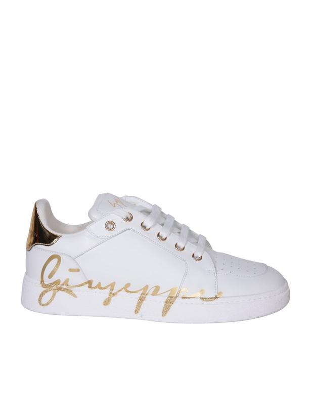 Photo: Giuseppe Zanotti Gz94 Logo-printed Lace-up Sneakers