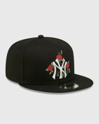 New Era Flower 9 Fifty New York Yankees Black - Mens - Caps