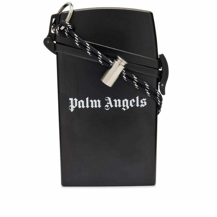 Photo: Palm Angels Men's Waterproof iPhone Case in Black/White