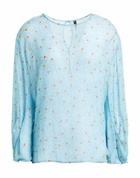 Manila Grace Womens Top in Sky blue