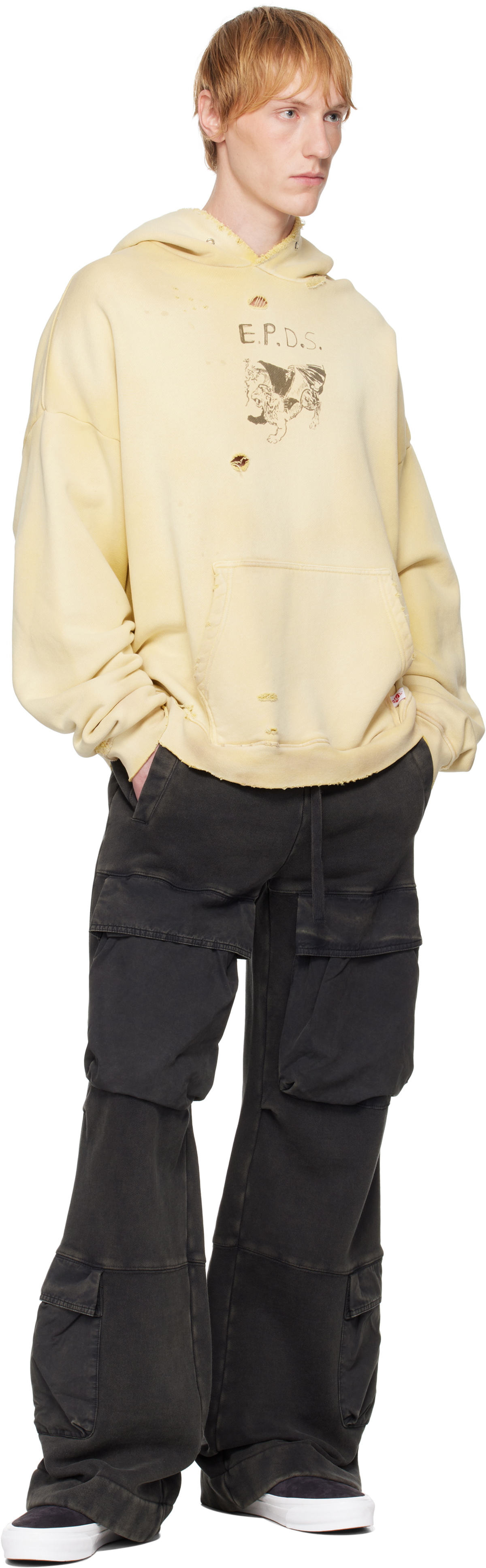 PALY Yellow 'EPDS' Hoodie