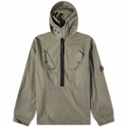 C.P. Company Men's Quarter Zip Anorak in Thyme